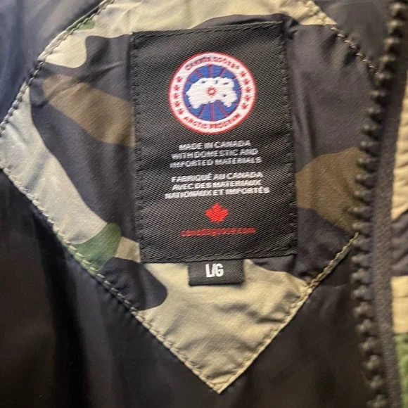 Canada Goose Camo Bomber Mens